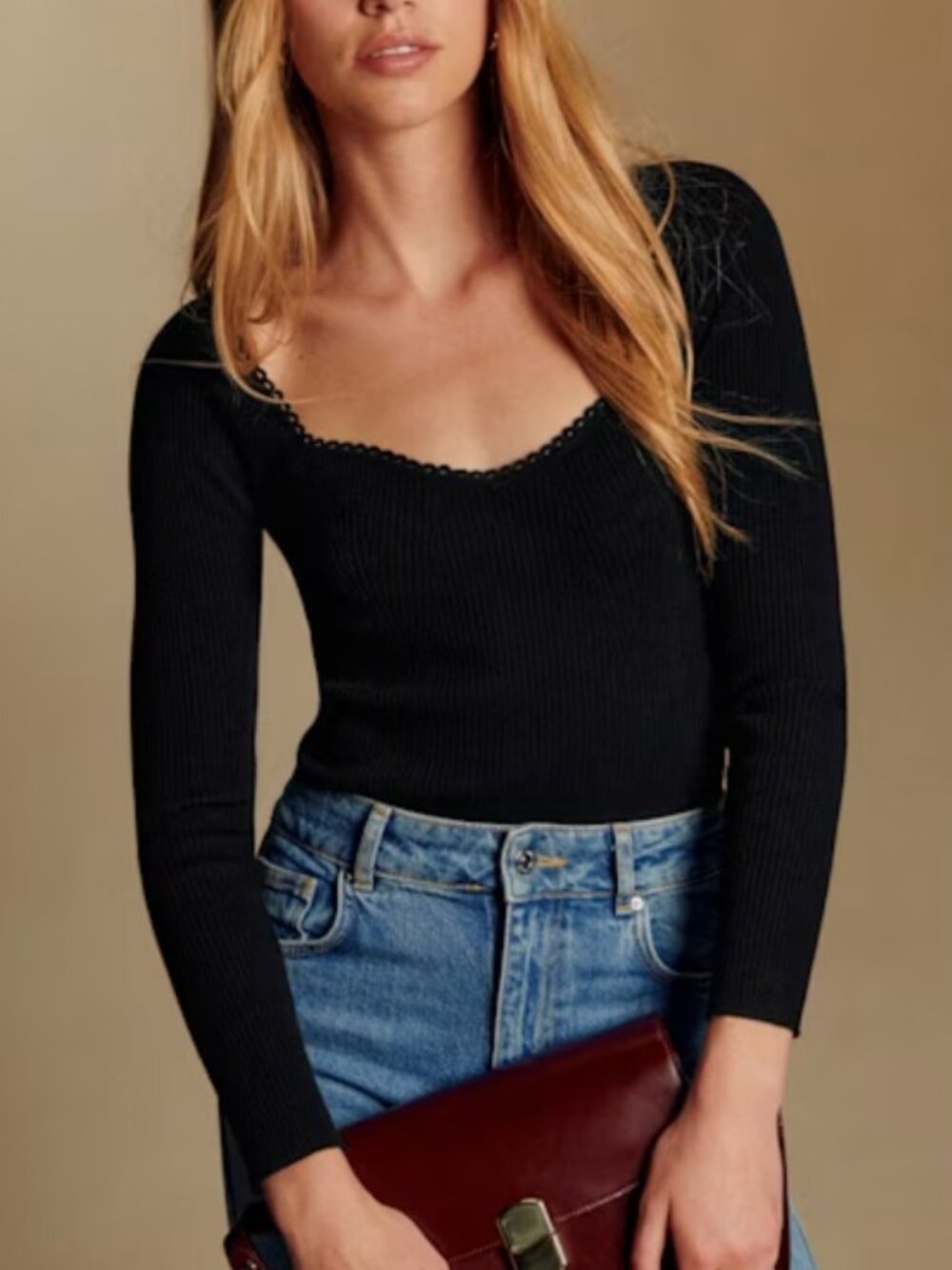 Sezane Maha Jumper black size M